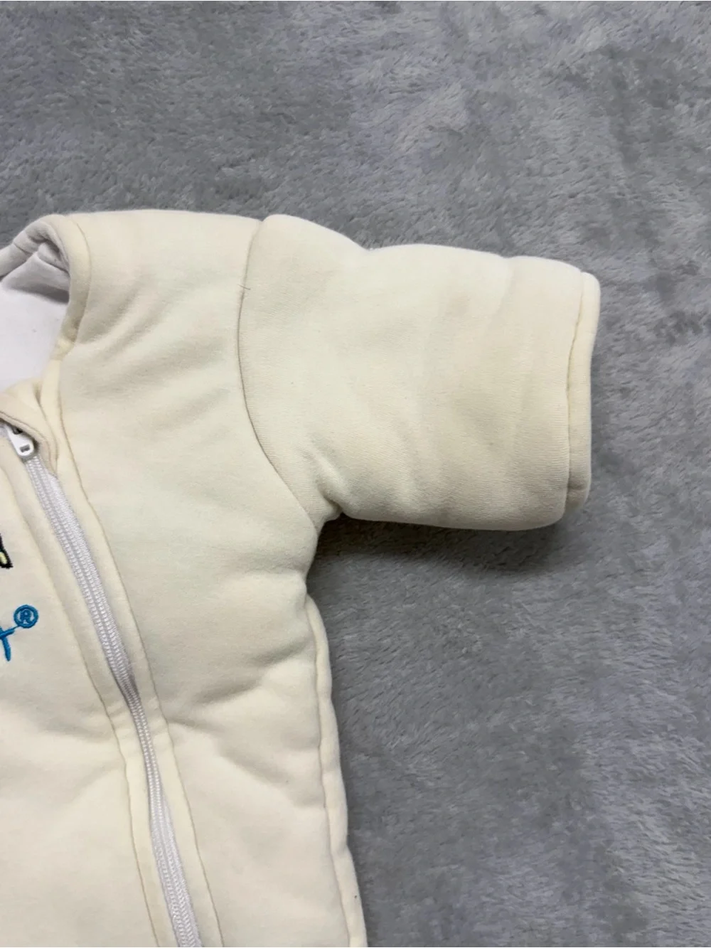 Baby Merlin's Magic Sleepsuit Cream Small Size 3-6 Months 12-18 lbs Cotton